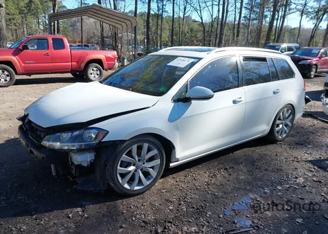 2018 Volkswagen Golf Sportwagen Tsi Sel из США, поврежденный, VIN 3VWL17AU9JM762159